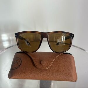 Ray-Ban Brown Tortoiseshell Frame Sunglasses with Brown Lenses